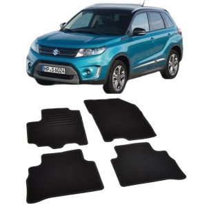 Set covorase mocheta Suzuki Vitara / Vitara Hybrid 2015-prezent, din mocheta, compatibile cu autoturismul Suzuki Vitara / Vitara Hybrid - Img 2