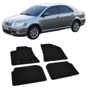 Set covorase mocheta Toyota Avensis II 2003-2008, din mocheta, compatibile cu autoturismul Toyota Avensis II - Img 2