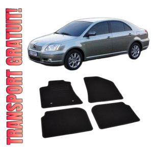 Set covorase mocheta Toyota Avensis II 2003-2008, din mocheta, compatibile cu autoturismul Toyota Avensis II