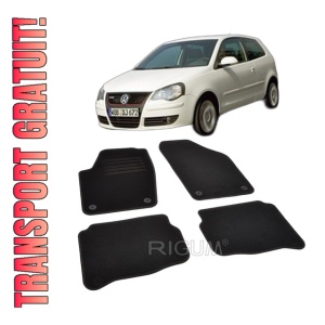 Set covorase mocheta VW Polo 4 (9N-9N3), 2001-2009, din mocheta, compatibile cu autoturismul VW Polo 4 (9N-9N3)