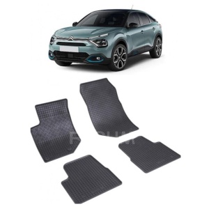 Set covorase Peugeot 2008 2020-prezent, din cauciuc 100%, compatibile cu autoturismul PEUGEOT 2008 v2449