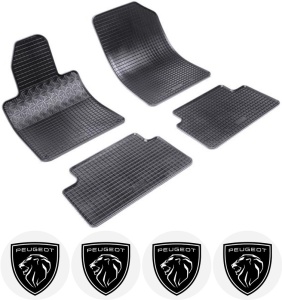 Set covorase Peugeot 508 I Sedan 01.2011 - 09.2018 si 4 stickere rotunde Peugeot accesorii pentru autoturismul tau - masina v4512