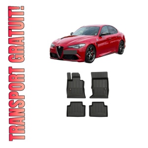 Set covorase presuri ALFA ROMEO GIULIA din 2015, auto, din cauciuc thermoplastic, ALFA ROMEO