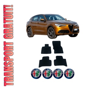 Set Covorase Presuri ALFA ROMEO STELVIO (949_) din 2016-2019, Auto, Material Textil Mocheta, ALFA ROMEO