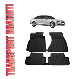 Set covorase presuri AUDI A4 B8 din 2007-2015, auto, din cauciuc thermoplastic