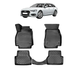 Set covorase presuri AUDI A6 C8 4K din 2018, auto, din cauciuc thermoplastic - Img 2
