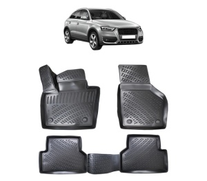 Set covorase presuri AUDI Q3 I 8U din 2011-2018, auto, din cauciuc thermoplastic - Img 7