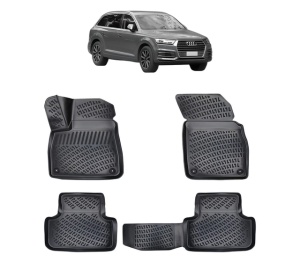 Set covorase presuri AUDI Q7 II 4M din 2015, auto, din cauciuc thermoplastic - Img 2