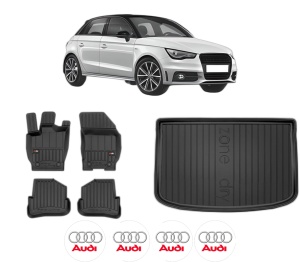 Set Covorase Presuri Auto Si Tavita Portbagaj AUDI A1 Sportback (8XA, 8XF) din 2011-2018 AUDI - Img 2