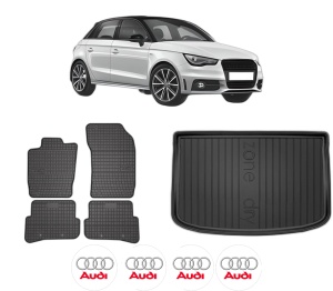Set Covorase Presuri Auto Si Tavita Portbagaj AUDI A1 Sportback (8XA, 8XF) din 2011-2018 AUDI - Img 2