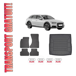 Set Covorase Presuri Auto Si Tavita Portbagaj AUDI A4 Allroad B9 (8WH, 8WJ) din 2016-2020 AUDI