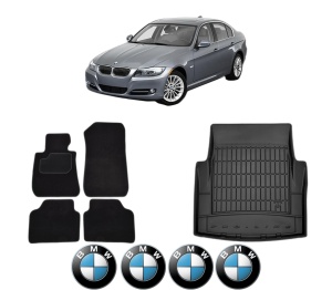 Set Covorase Presuri Auto Si Tavita Portbagaj BMW Seria 3 (E90) din 2004-2011 BMW - Img 2