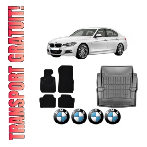 Set Covorase Presuri Auto Si Tavita Portbagaj BMW Seria 3 (F30, F80) din 2011-2018 BMW