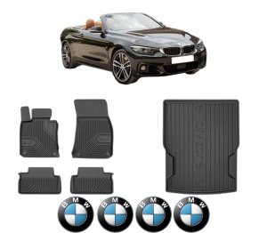 Set Covorase Presuri Auto Si Tavita Portbagaj BMW Seria 4 Convertible (F33, F83) din 2013-2020 BMW - Img 2