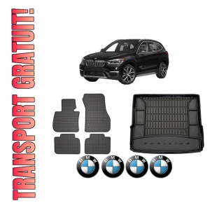 Set Covorase Presuri Auto Si Tavita Portbagaj BMW Seria X1 (F48) din 2014-2022 BMW