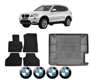 Set Covorase Presuri Auto Si Tavita Portbagaj BMW Seria X3 (F25) din 2010-2017 BMW - Img 2