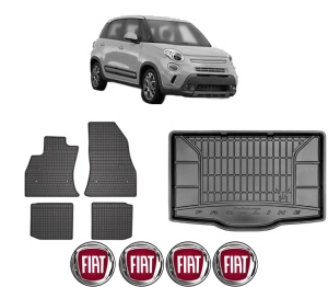 Set Covorase Presuri Auto Si Tavita Portbagaj FIAT 500L (351_, 352_) din 2012-2018 FIAT - Img 2
