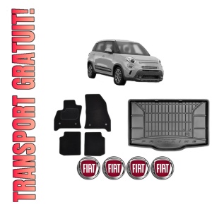 Set Covorase Presuri Auto Si Tavita Portbagaj FIAT 500L (351_, 352_) din 2012-2018 FIAT