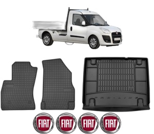 Set Covorase Presuri Auto Si Tavita Portbagaj FIAT DOBLO Platform/Chassis (263_) din 2010-2023 FIAT - Img 2