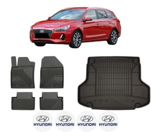 Set Covorase Presuri Auto Si Tavita Portbagaj HYUNDAI i30 Estate (PDE) din 2017-2020 HYUNDAI - Img 2