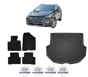 Set Covorase Presuri Auto Si Tavita Portbagaj HYUNDAI SANTA FÉ III (DM, DMA) din 2012-2018 HYUNDAI - Img 2