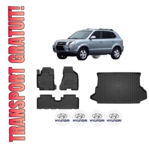 Set Covorase Presuri Auto Si Tavita Portbagaj HYUNDAI TUCSON (JM) din 2004-2012 HYUNDAI