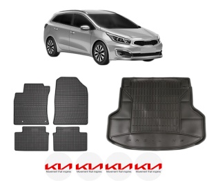 Set Covorase Presuri Auto Si Tavita Portbagaj KIA CEED Sportswagon (CD) din 2018-2024 KIA - Img 2