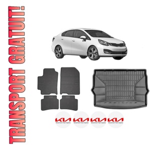 Set Covorase Presuri Auto Si Tavita Portbagaj KIA RIO III Saloon (UB) din 2011-2017 KIA
