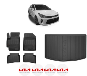 Set Covorase Presuri Auto Si Tavita Portbagaj KIA RIO IV (YB, SC, FB) din 2017-2023 KIA - Img 2