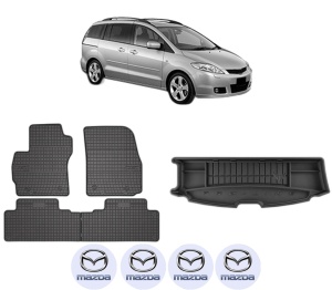 Set Covorase Presuri Auto Si Tavita Portbagaj MAZDA 5 (CR) din 2005-2010 MAZDA - Img 2