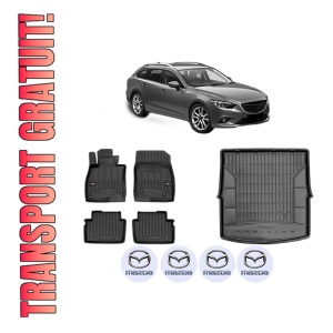 Set Covorase Presuri Auto Si Tavita Portbagaj MAZDA 6 Estate (GJ, GL) din 2012-2020 MAZDA