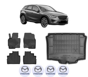 Set Covorase Presuri Auto Si Tavita Portbagaj MAZDA CX-5 (KE, GH) din 2011-2017 MAZDA - Img 2