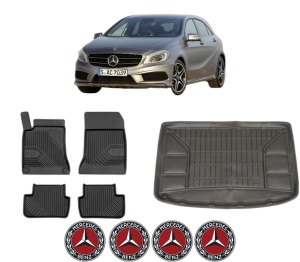 Set Covorase Presuri Auto Si Tavita Portbagaj MERCEDES-BENZ A-CLASS (W176) din 2012-2018 MERCEDES-BENZ - Img 2