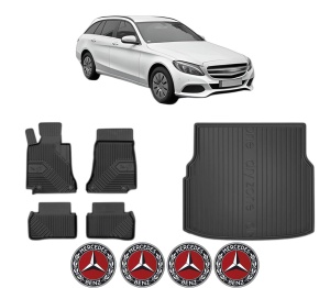 Set Covorase Presuri Auto Si Tavita Portbagaj MERCEDES-BENZ C-CLASS T-Model (S205) din 2014-2021 MERCEDES-BENZ - Img 2