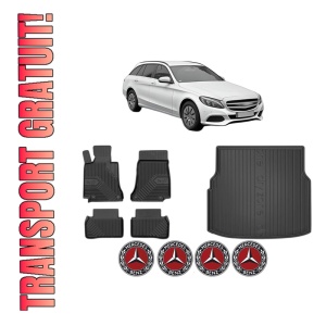 Set Covorase Presuri Auto Si Tavita Portbagaj MERCEDES-BENZ C-CLASS T-Model (S205) din 2014-2021 MERCEDES-BENZ