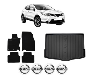 Set Covorase Presuri Auto Si Tavita Portbagaj NISSAN QASHQAI II (J11, J11_) din 2013-2020 NISSAN - Img 2