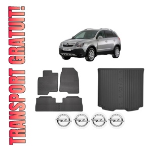 Set Covorase Presuri Auto Si Tavita Portbagaj OPEL ANTARA A (L07) din 2006-2017 OPEL