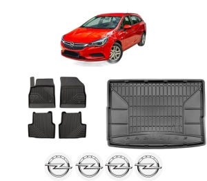 Set Covorase Presuri Auto Si Tavita Portbagaj OPEL ASTRA K (B16) din 2015-2022 OPEL - Img 2
