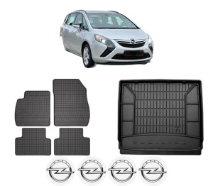 Set Covorase Presuri Auto Si Tavita Portbagaj OPEL ZAFIRA TOURER C VAN (P12) din 2012-2013 OPEL - Img 2