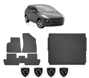 Set Covorase Presuri Auto Si Tavita Portbagaj PEUGEOT 3008 Van (0U_) din 2009-2016 PEUGEOT - Img 2