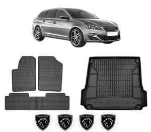 Set Covorase Presuri Auto Si Tavita Portbagaj PEUGEOT 308 SW II (LC_, LJ_, LR_, LX_, L4_) din 2014-2021 PEUGEOT - Img 2