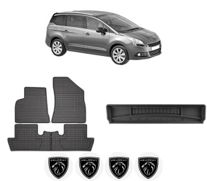 Set Covorase Presuri Auto Si Tavita Portbagaj PEUGEOT 5008 (0U_, 0E_) din 2009-2017 PEUGEOT - Img 2
