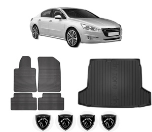 Set Covorase Presuri Auto Si Tavita Portbagaj PEUGEOT 508 I (8D_) din 2010-2018 PEUGEOT - Img 2