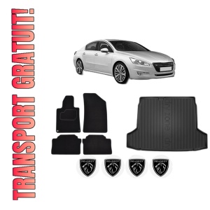 Set Covorase Presuri Auto Si Tavita Portbagaj PEUGEOT 508 I (8D_) din 2010-2018 PEUGEOT