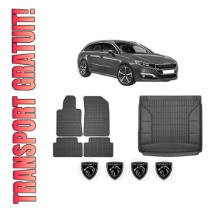 Set Covorase Presuri Auto Si Tavita Portbagaj PEUGEOT 508 SW I (8E_) din 2010-2018 PEUGEOT