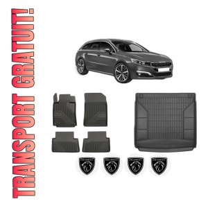 Set Covorase Presuri Auto Si Tavita Portbagaj PEUGEOT 508 SW I (8E_) din 2010-2018 PEUGEOT
