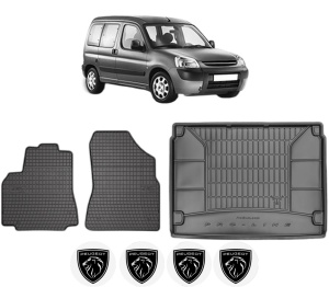 Set Covorase Presuri Auto Si Tavita Portbagaj PEUGEOT PARTNER TEPEE din 2008-2018 PEUGEOT - Img 2