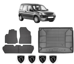 Set Covorase Presuri Auto Si Tavita Portbagaj PEUGEOT PARTNER TEPEE din 2008-2018 PEUGEOT - Img 2