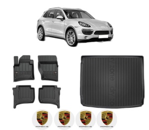Set Covorase Presuri Auto Si Tavita Portbagaj PORSCHE CAYENNE (92A) din 2010-2018 PORSCHE - Img 2