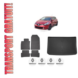 Set Covorase Presuri Auto Si Tavita Portbagaj RENAULT CLIO IV Hatchback Van (BH_) din 2014-2021 RENAULT